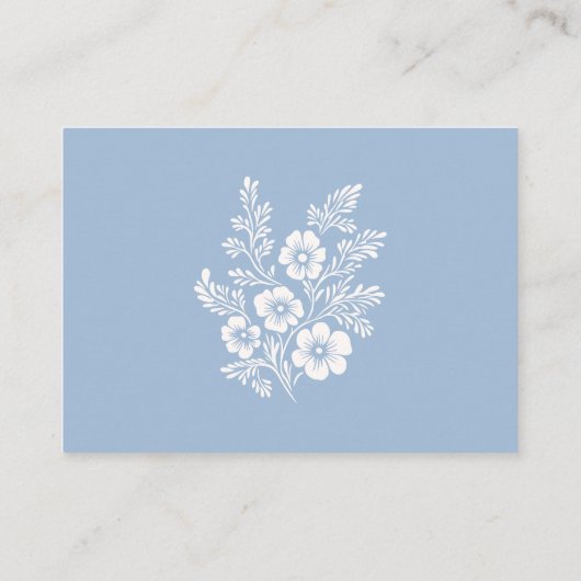 Cielitoリンド赤ちゃんシャワーおむつラッフル エンクロージャーカード (裏面)