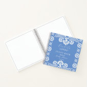 Cielito lindoほこりっぽいブルーメキシコのゲストブック ノートブック (内部)
