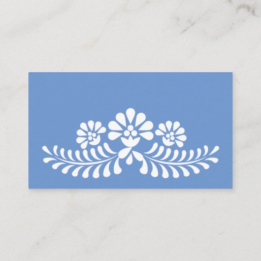 Cielito lindoほこりっぽい青メキシコのブックリクエスト エンクロージャーカード (裏面)