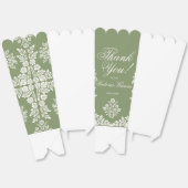 Cielito Lindoセージ緑の赤ちゃんシャワー フェイバーボックス (見開き)