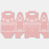 Cielito Lindoピンクベビーシャワー フェイバーボックス (見開き)