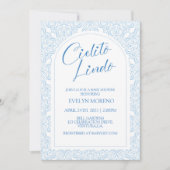 Cielito Lindoベビーシャワー,ベビーシャワー,男の赤ちゃん, 招待状 (正面)