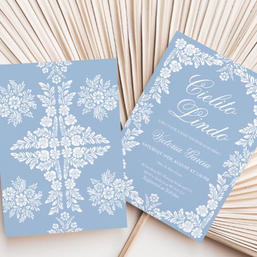 Cielito Lindoベビー、シャワー 招待状