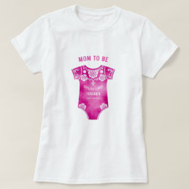 Cielito Lindoボディスーツの女の子の赤ちゃんシャワー母になる Tシャツ