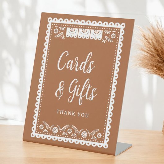 Cielito Lindoメキシコのテーマカードとギフト 台座サイン