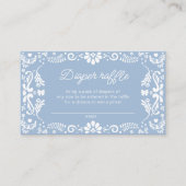 Cielito Lindoメキシコの赤ちゃんシャワーおむつラッフル エンクロージャーカード (正面)