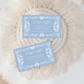 Cielito Lindoメキシコの赤ちゃんシャワーおむつラッフル エンクロージャーカード