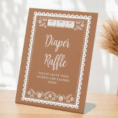 Cielito Lindoメキシコの赤ちゃんシャワーおむつラッフル 台座サイン