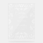 Cielito Lindoメキシコの赤ちゃんシャワーへようこそ アクリルサイン (正面)