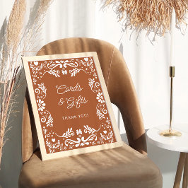 Cielito Lindoメキシコの赤ちゃんシャワーカードとギフト ポスター