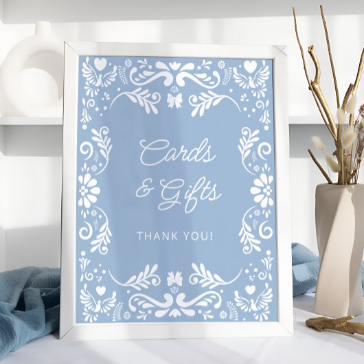 Cielito Lindoメキシコの赤ちゃんシャワーカードとギフト ポスター