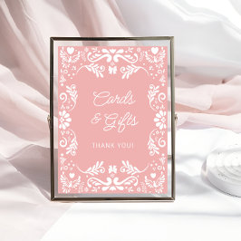 Cielito Lindoメキシコの赤ちゃんシャワーカードとギフト ポスター