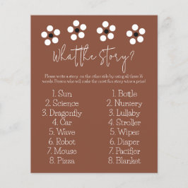 Cielito Lindoメキシコの赤ちゃんシャワーストーリーゲームカード