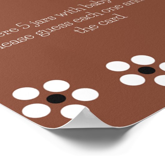 Cielito Lindoメキシコの赤ちゃんシャワー推測ゲーム ポスター (角)