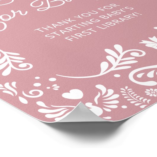 Cielito Lindoメキシコの赤ちゃんシャワー本ベビー ポスター (角)