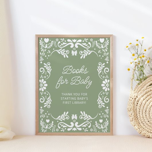 Cielito Lindoメキシコの赤ちゃんシャワー本ベビー ポスター