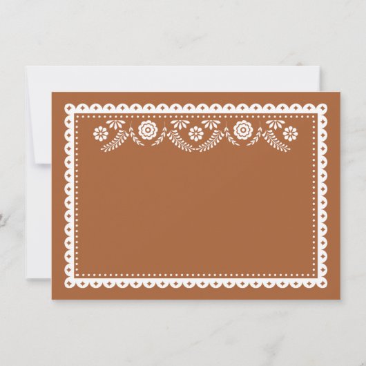 Cielito Lindoメキシコの赤ちゃんシャワーMuchas Gracias サンキューカード (裏面)