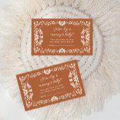 Cielito Lindo赤ちゃんシャワーどのように大きいかママの腹 エンクロージャーカード