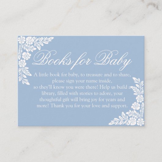 Cielito Lindo赤ちゃんシャワー予約リクエストカード エンクロージャーカード (正面)