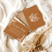 Cielito Lindo赤ちゃんシャワー予約リクエストカード エンクロージャーカード