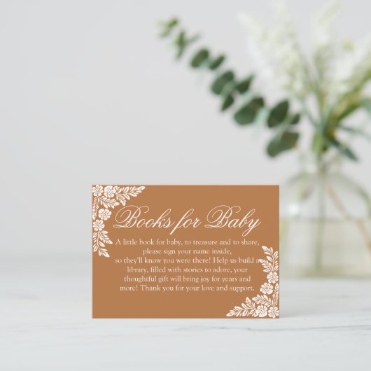 Cielito Lindo赤ちゃんシャワー予約リクエストカード エンクロージャーカード (スタンド正面)