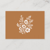 Cielito Lindo赤ちゃんシャワー予約リクエストカード エンクロージャーカード (裏面)