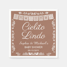 Cielito Lindo テラコッタベビーシャワー スタンダードカクテルナプキン