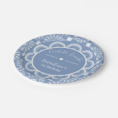 Cielito Lindo 1st Birthday Blue  ペーパープレート (アングル)