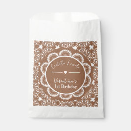 Cielito Lindo 1st Birthday Brown フェイバーバッグ