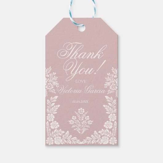 Cielito Lindo baby shower ギフトタグ (正面)