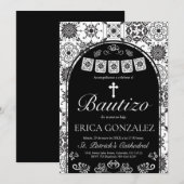 Cielito Lindo Bautizo Talavera Baptism 招待状 (正面/裏面)