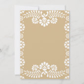 Cielito lindo beigeメキシコ産ベビーシャワー 招待状 (裏面)