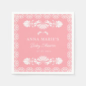 Cielito Lindo Blueメキシコの赤ちゃんシャワーナプキン スタンダードカクテルナプキン (正面)