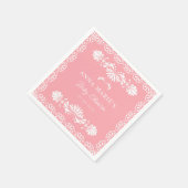 Cielito Lindo Blueメキシコの赤ちゃんシャワーナプキン スタンダードカクテルナプキン (角)