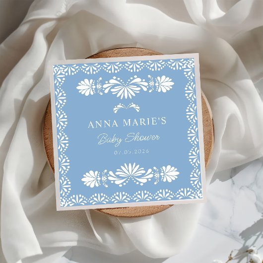 Cielito Lindo Blueメキシコの赤ちゃんシャワーナプキン スタンダードカクテルナプキン