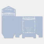 Cielito Lindo Blue Baby Shower Favor Box フェイバーボックス (見開き)