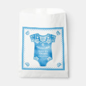 Cielito Lindo blue boyありがとう赤ちゃんシャワー フェイバーバッグ (正面)