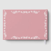 Cielito Lindo Blush Pink Baby Shower ゲストブック (裏面)