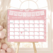 Cielito Lindo Guess the due Date calendar ポスター