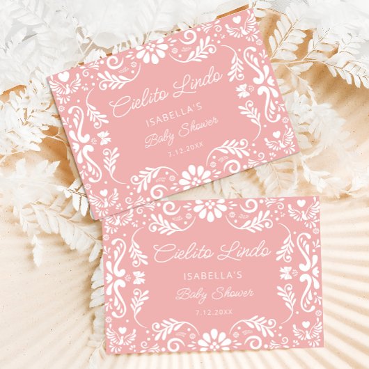 Cielito Lindo Mexicanベビーシャワーサンキューカード カード