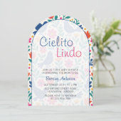 Cielito Lindo Mexicanベビーシャワー 招待状 (スタンド正面)