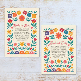 Cielito Lindo Mexican Baby Shower Books for Baby エンクロージャーカード