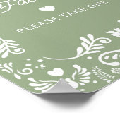 Cielito Lindo Mexican Baby Shower Pigives ポスター (角)