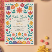 Cielito Lindo Mexican Colorful Baby Shower  招待状