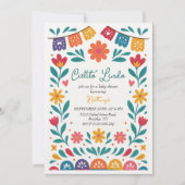 Cielito Lindo Mexican Colorful Baby Shower  招待状 (正面)