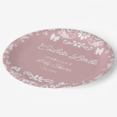 Cielito Lindo Mexican Girl Baby Shour ペーパープレート (アングル)