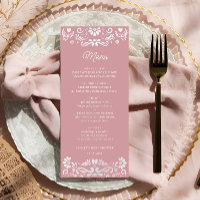 Cielito Lindo Mexican Girl Baby Showerメニュー