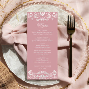 Cielito Lindo Mexican Girl Baby Showerメニュー メニュー