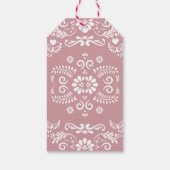 Cielito Lindo Mexican Girl Baby Shower Thank You ギフトタグ (裏面)