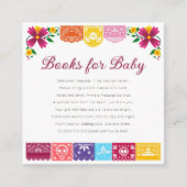 Cielito Lindo Mexican Papel Picado Folk Art Fiesta エンクロージャーカード (正面)